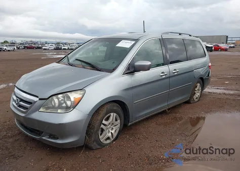 2005 Honda Odyssey Ex-L from USA, damaged, VIN 5FNRL38685B102776